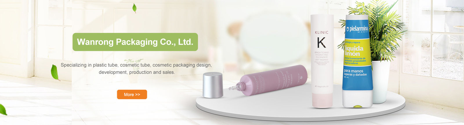 Tubos cosméticos feitos sob encomenda