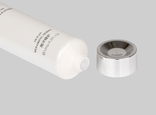 Tubos de Creme de Mão de 60-150 ml Tubos de Espremimento Cosmético Vazio Personalizados Com parafuso metalizado na tampa