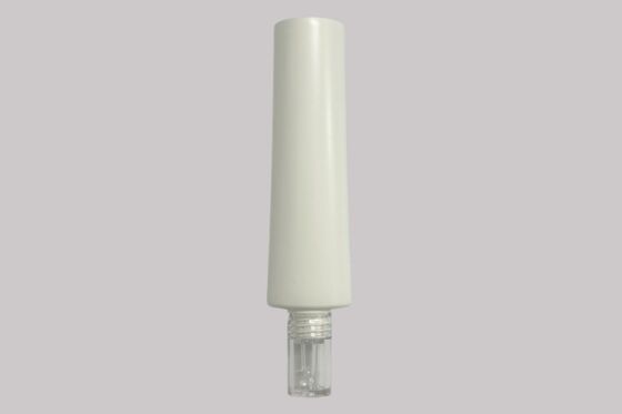 Tubo oval de plástico cosmético para creme para os olhos e essência com conta-gotas de 30-60ml