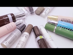 Tubos cosméticos personalizados Loção de proteção solar Fundação bomba sem ar